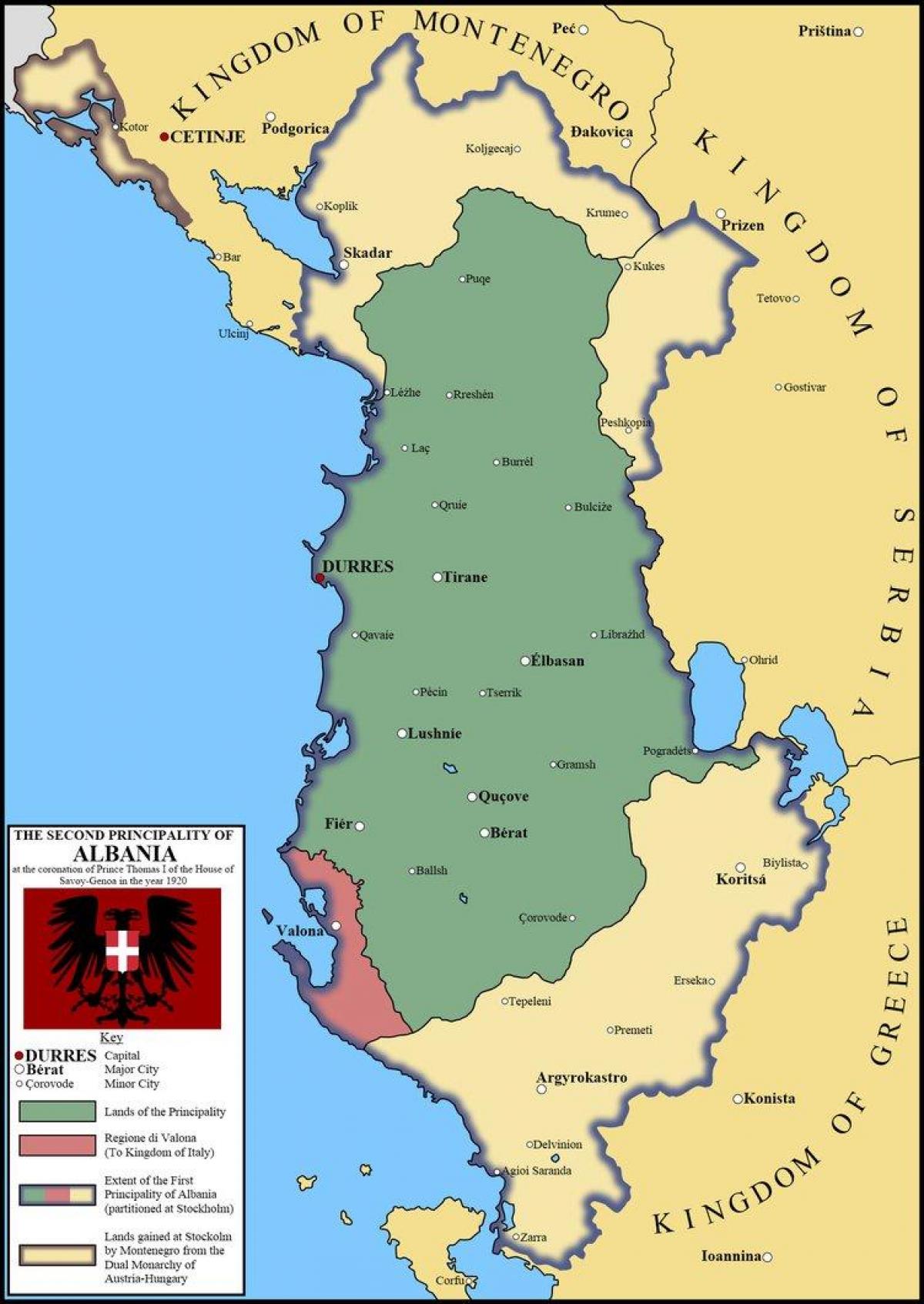 नक्शे के durres अल्बानिया